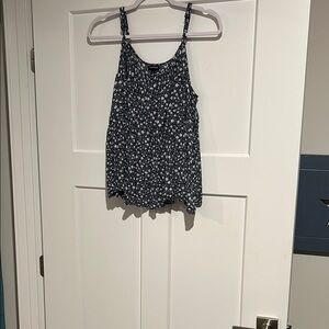 Torrid Blue and Black Camisole Tank Top